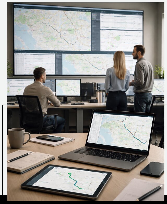 Трекинг грузов и Fleet Management, мониторинг автопарка в Ухте