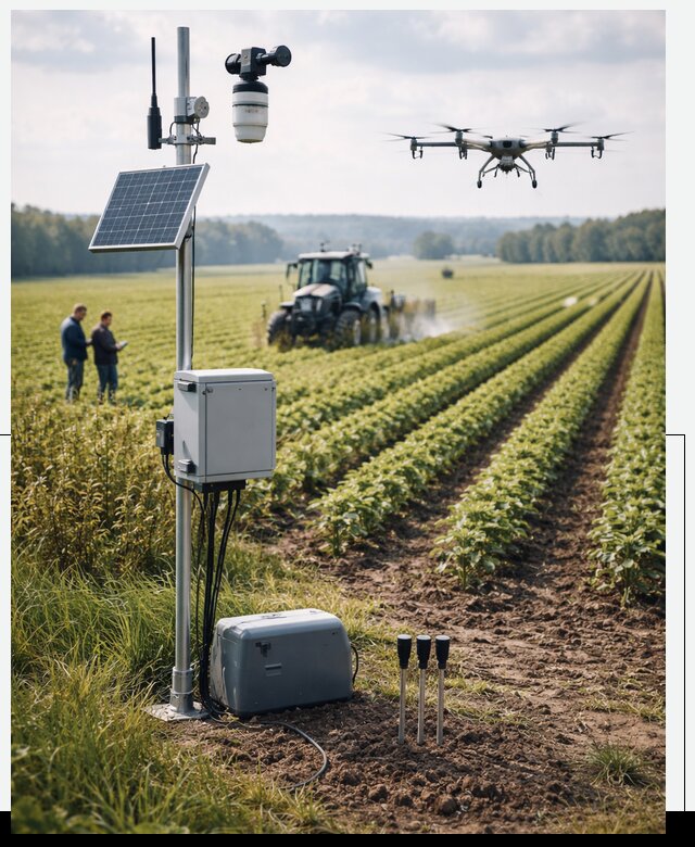 Разработка IoT мониторинга полей в Ухте от 8606 р. | АвикейХта